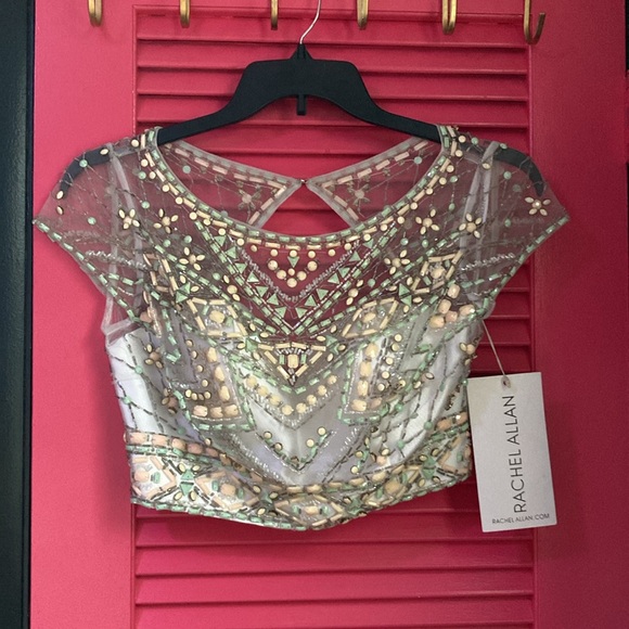 NWT RACHEL ALLAN 2 piece Gown - Picture 5 of 17